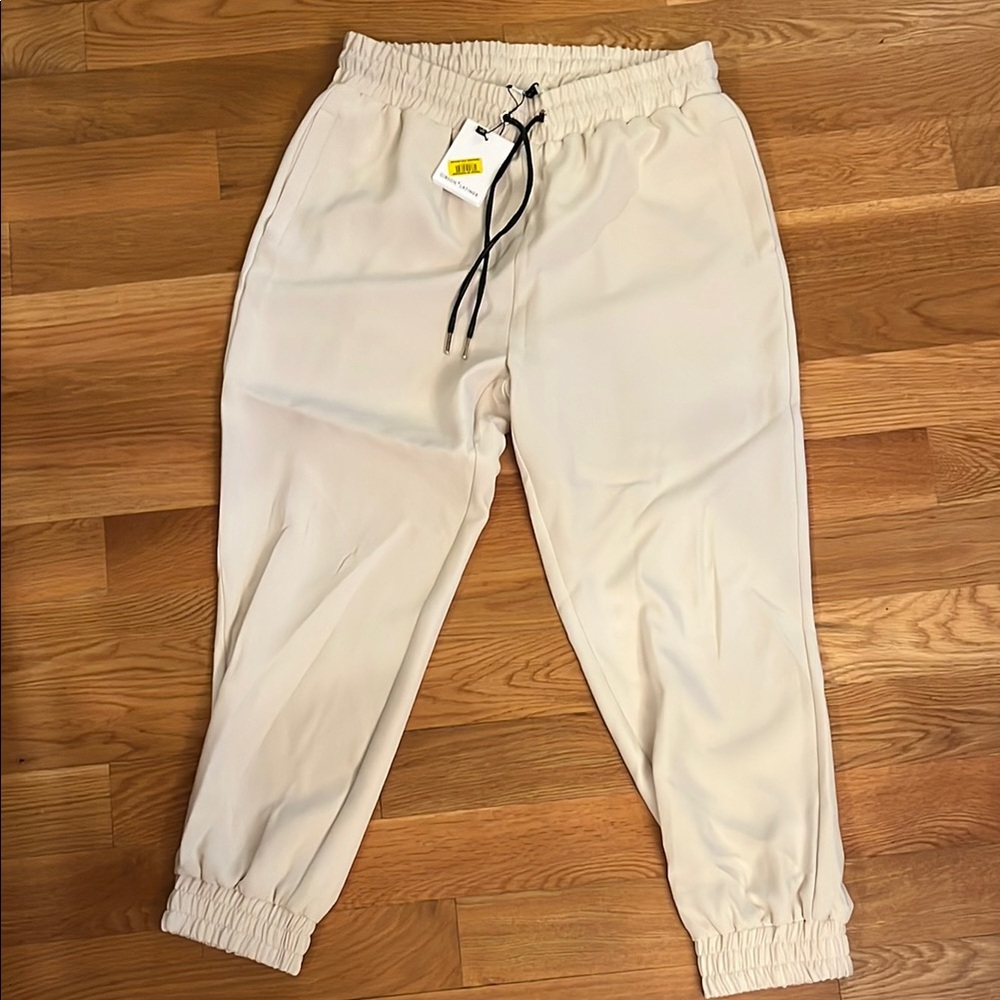 NWT Gibson Latimer Beige Elastic Waist Pants